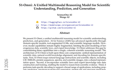 S1-Omni: A Unified Multimodal Reasoning Model for Scientific Understanding, Prediction, and Generation