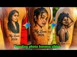 How to Edit VIRAL AI Photo / Video (2026 Trend) |Tattoo photo Edit tutorial for mobile 🔥