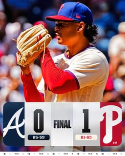 @MLB: Jesús Luzardo goes the distance for the @Phillies, who have won each of his last seven starts! https...
