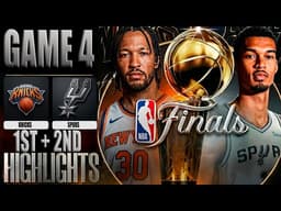 San Antonio Spurs Vs New York Knicks 1ST+2ND | Game 4 Highlights - June, 12 -  2026 NBA FINALS