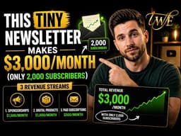 2,000 Subscribers = $3,000/Month? Here’s How...