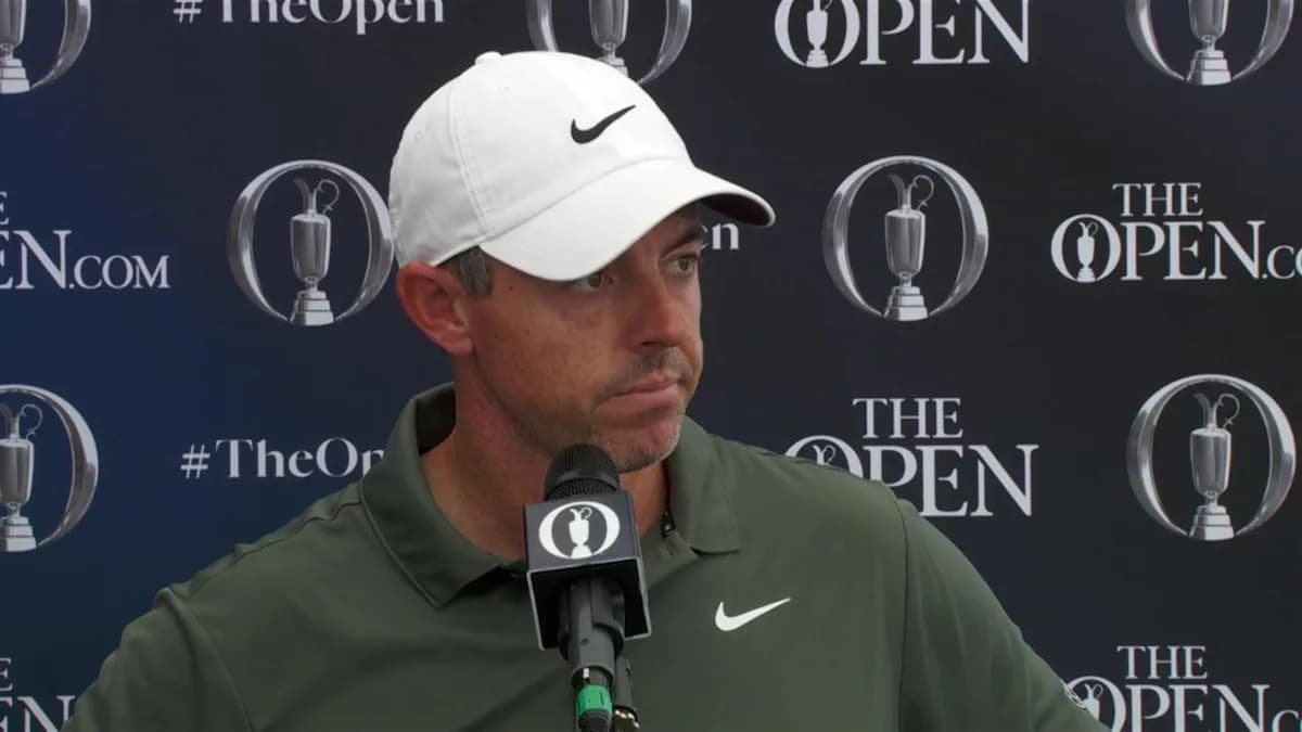'Stuck in neutral all week': Rory critical of Open performance