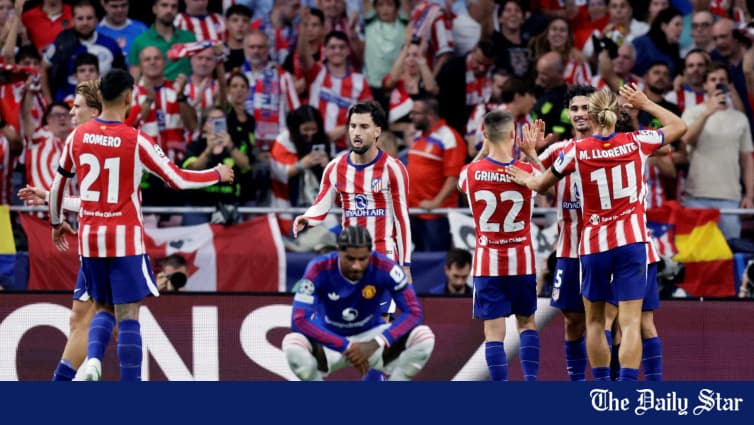 Atletico down Carrick's struggling Man United