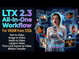 How To Use LTX2.3 All-In-One Workflow in ComfyUI