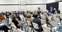 A crowd that turned out for a forum in Wichita Falls on ...