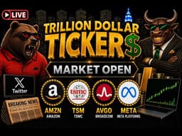 TRILLION DOLLAR TICKERS l Market Open SPY & QQQ Slide, 10-Year Yield Hits 4.63%, MSFT GOOGL NVDA TSM