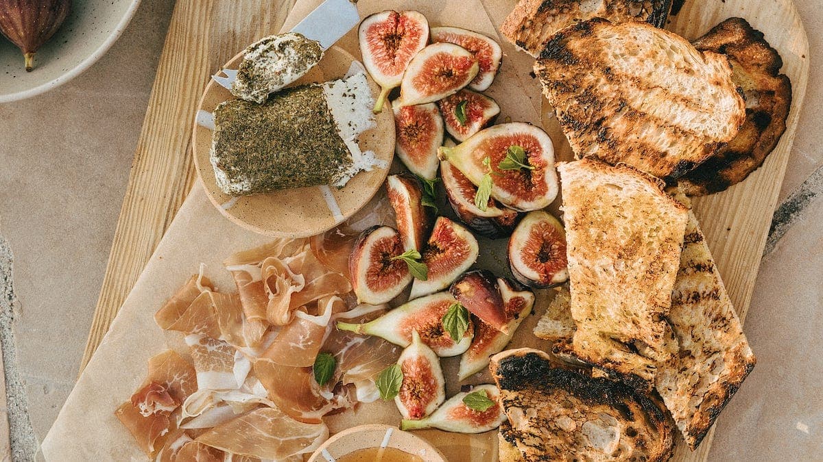 Grilled Bread with Figs & Goat Cheese (and Other Things to Make When You’re Having Friends Over)