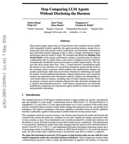 @omarsar0: Great paper on why agent leaderboard comparisons are hard to trust.

It's on the hot topic of how mu...
