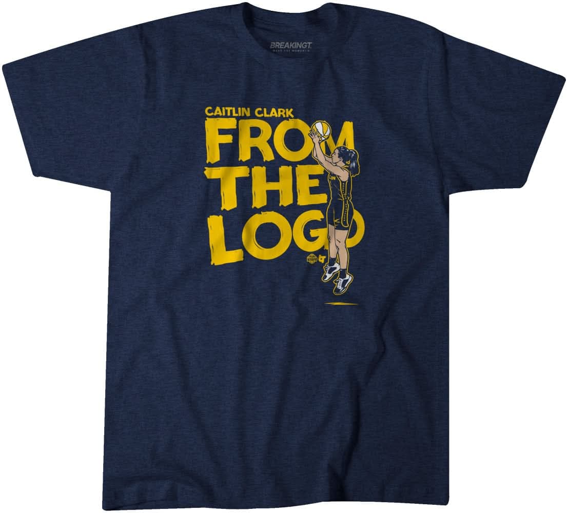 Caitlin Clark From the Logo Shirt, Indiana - WNBPA Licensed