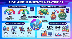 Side Hustle Statistics 2026: Participation, Earnings and Burnout Data