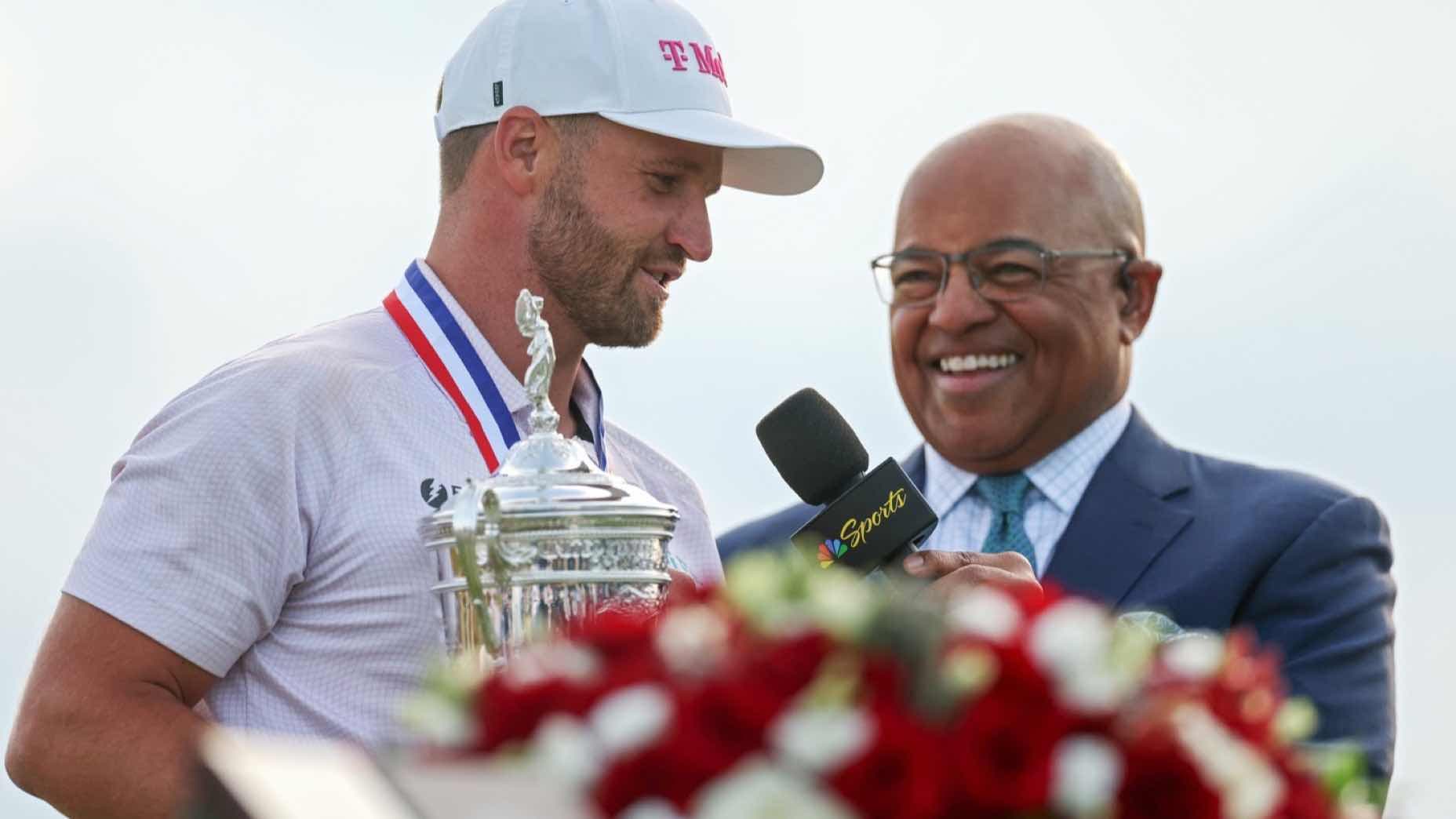 NBC's biggest star was following Bryson at the Open
