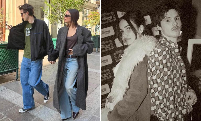 Cruz Beckham and girlfriend Jackie Apostel put on a loved-up display as she joins him on tour