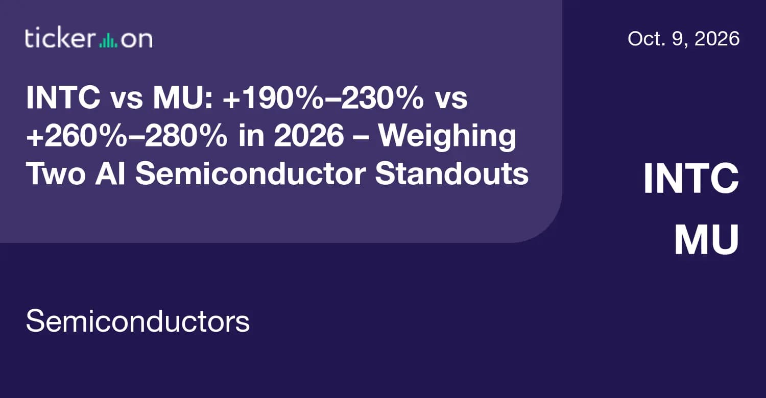 280% in 2026 – Weighing Two AI Semiconductor Standouts