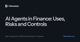 AI Agents in Finance: Uses, Risks and Controls | Fellowdata