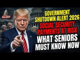 🚨 Government Shutdown 2026? What Social Security Recipients Can Expect