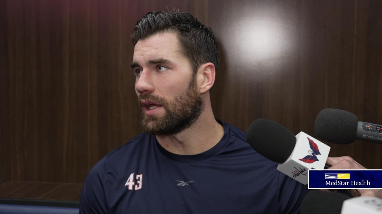 Tom Wilson | Postgame | Washington Capitals