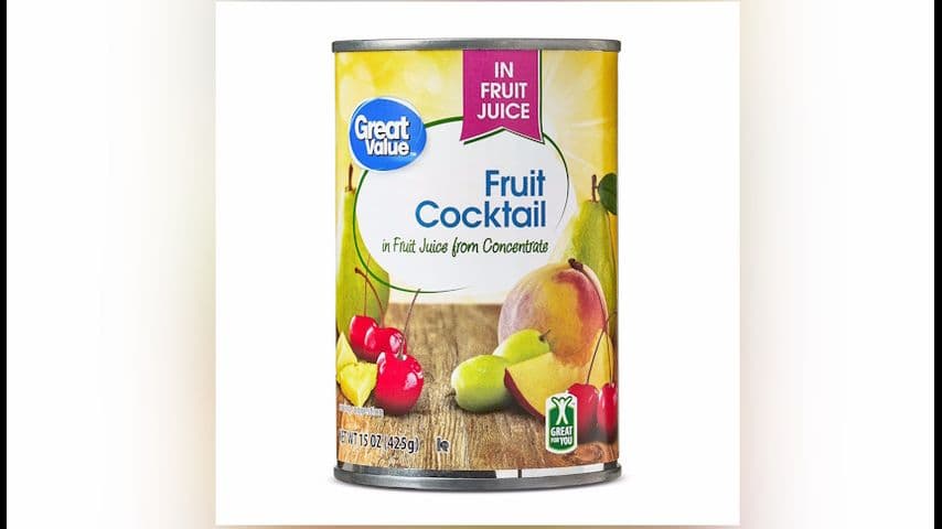 44,000 cans of Walmart-brand fruit cocktail recalled over possible lead contamination