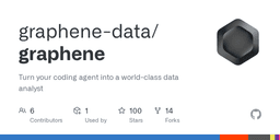 graphene-data/graphene: Turn your coding agent into a ...