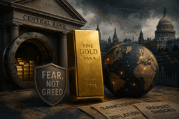 Fear, not greed: why central banks can't stop buying gold