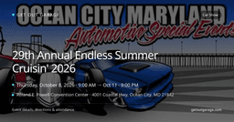29th Annual Endless Summer Cruisin' 2026 | ocean city, Maryland