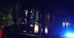 Large police presence outside west Omaha house after pursuit