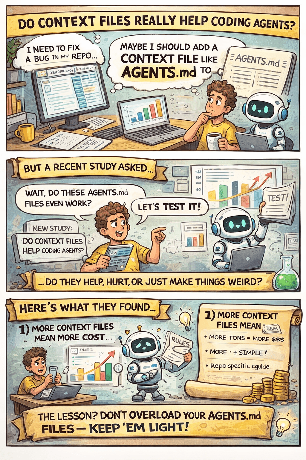 Do Context Files Actually Help Coding Agents | by Kaustubh Upadhyay | Coffee☕ And Code💚 | Feb, 2026 | Medium
