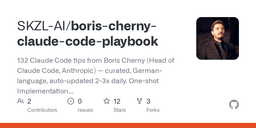 SKZL-AI/boris-cherny-claude-code-playbook - GitHub