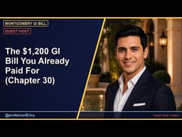 The $1,200 GI Bill You Already Paid For (Chapter 30)