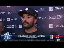 Austin Wells on battling cervical headaches, how he plans to return to the field