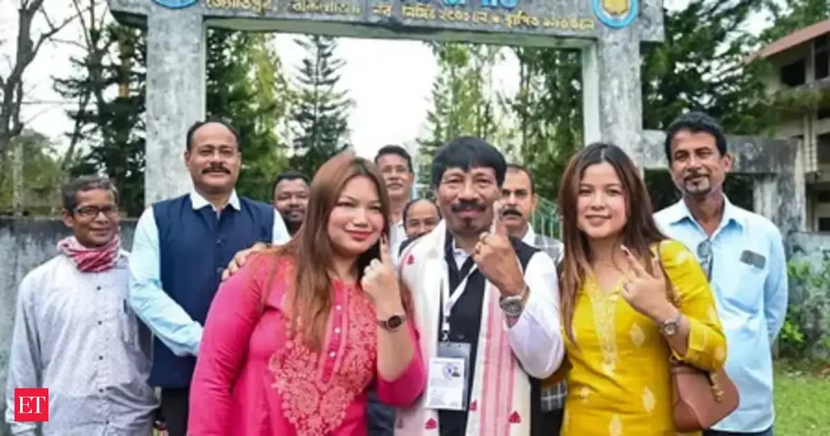 Record 85.96 pc voter turnout in Assam assembly polls - The Economic Times