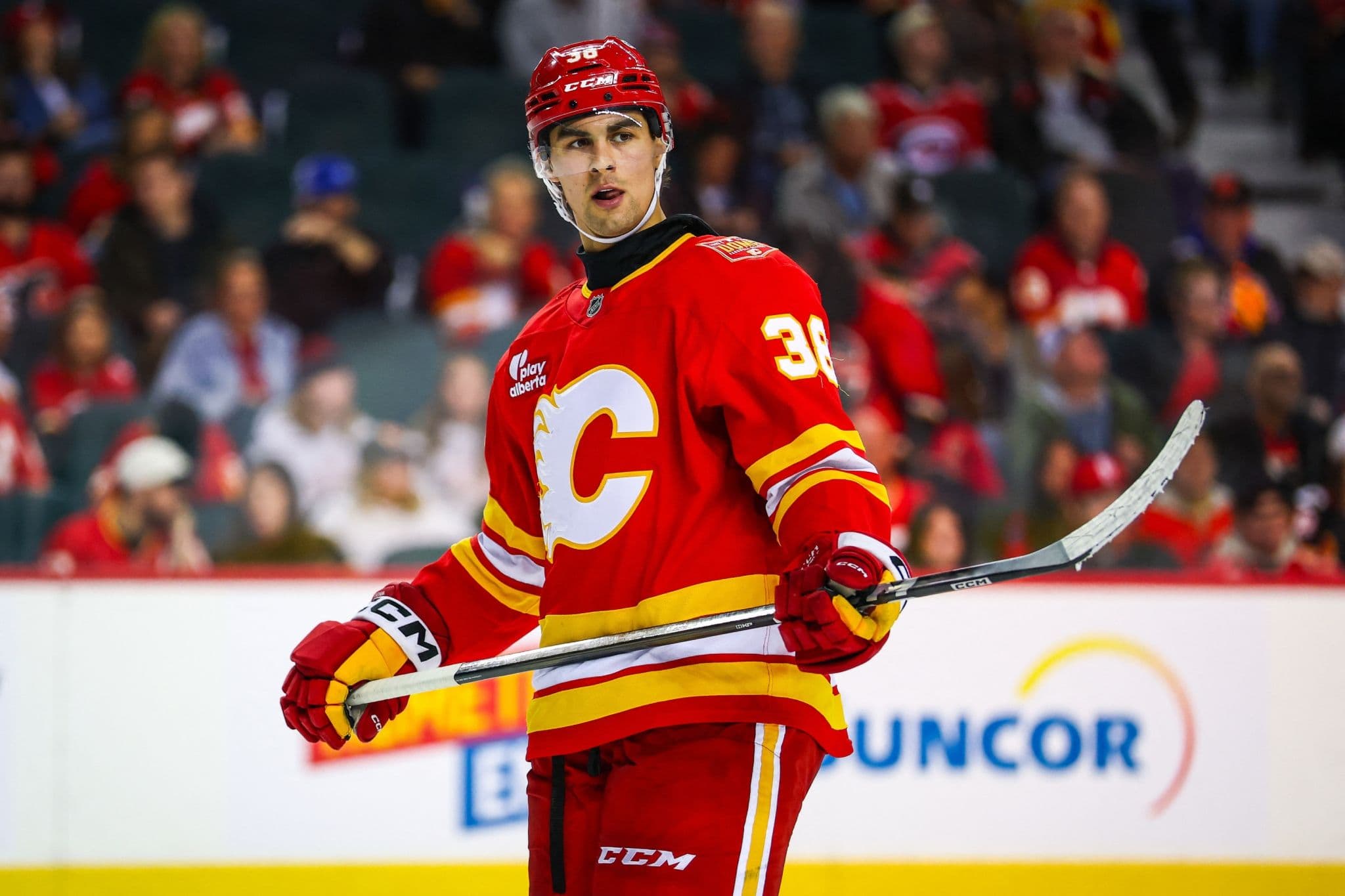Calgary Flames rookie Castagna on first month in NHL