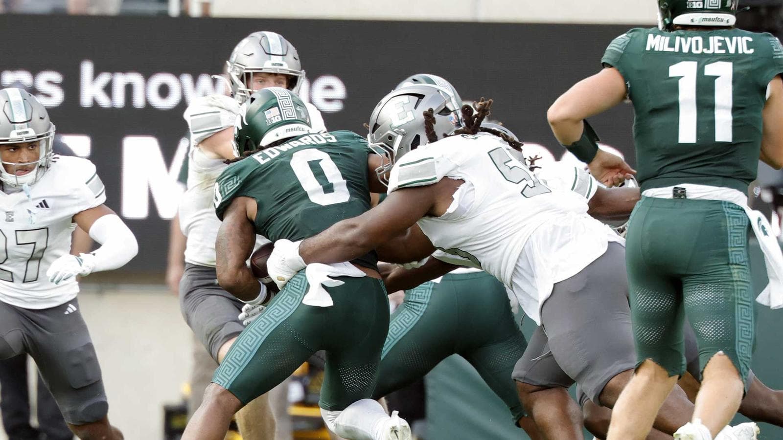 Eagles Drop Road Contest at Michigan State