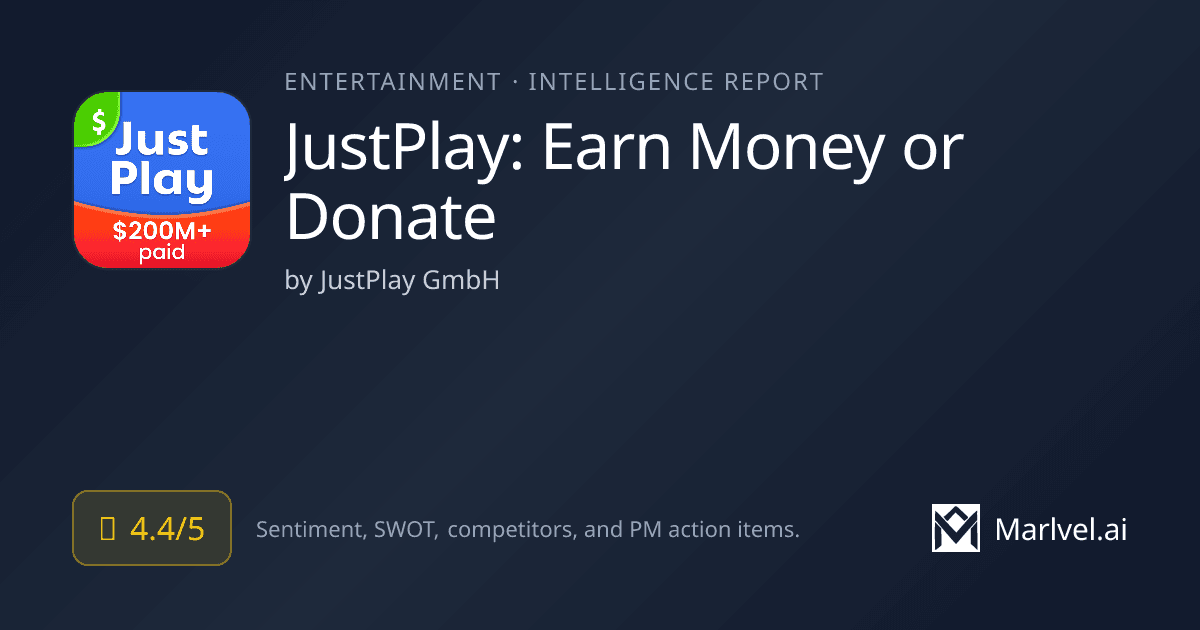 JustPlay: Earn Money or Donate