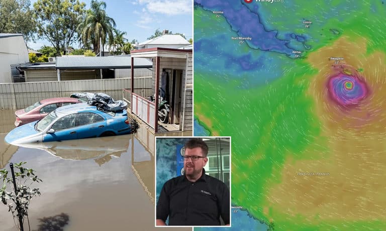Urgent warning as cyclone threatens three states in rare weather phenomenon not seen in decades