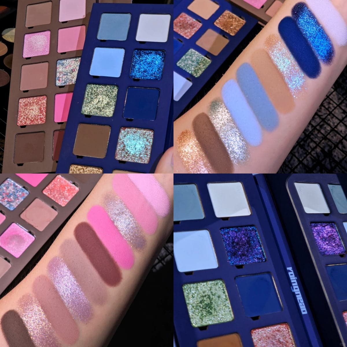 ROINGNEAO Blues Symphony & Pink Wave Initiative Swatches