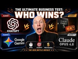 👉 Claude Fable 5 vs ChatGPT vs Gemini 3.5: The Ultimate Real Business Test #fable #claudeai