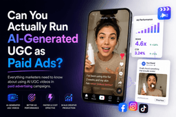 Can You Actually Run AI-Generated UGC as Paid Ads?