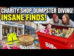DUMPSTER DIVING IN BROAD DAYLIGHT!! Did We Find A Vintage CABBAGE PATCH DOLL? - FULL HAUL