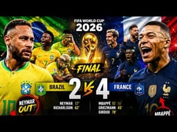 FRANCE 4-2 BRAZIL 😱 Mbappé HUMILIATES Neymar in World Cup 2026 Quarter Final!