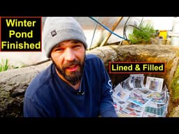 DIY Greenhouse Pond Build - Cheapest Winter Pond - Happy Easter 2026!