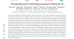 Toward Recursive Self-Improvement in Physical AI