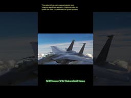 The nation’s first solar-powered electric truck charging depot has opened in California today for pu