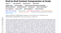 End-to-End Context Compression at Scale