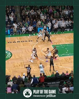 @celtics: JT called GAME 😈

Another angle for tonight's @JetBlue Play of the Game https://t.co/6ZO0dF1Fy0