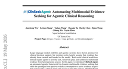 ClinSeekAgent: Automating Multimodal Evidence Seeking for Agentic Clinical Reasoning