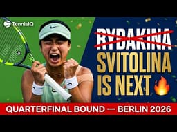 Rybakina Is Out, Svitolina Is Next — And Alex Eala Has Absolutely No Fear