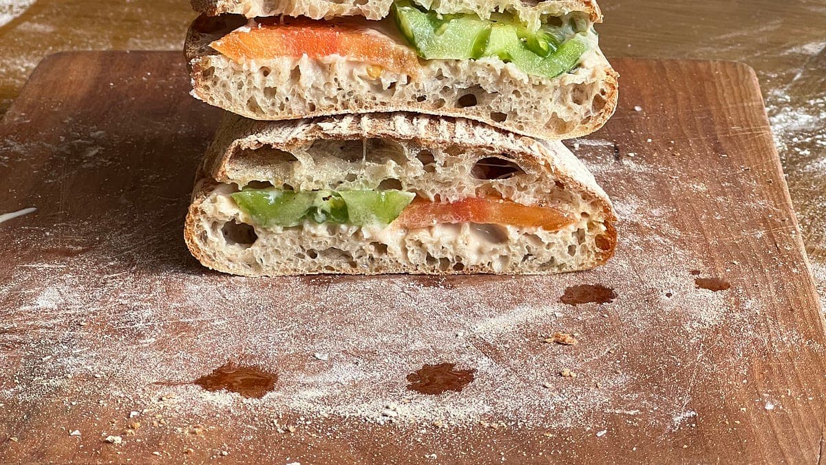 CHEAT CIABATTA + TONNATO-TOMATO