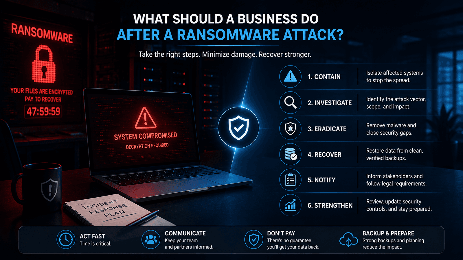 What Should a Business Do After a Ransomware Attack?