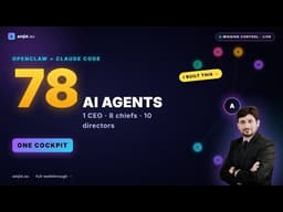 78 AI Agents Run My Business | OpenClaw Mission Control (Built with Claude Code)