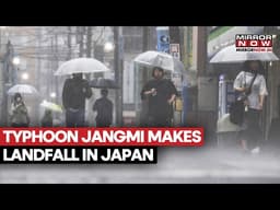 Typhoon Jangmi Makes Landfall In Japan Brings Heavy Rain, Widespread Destruction, 15 Injured